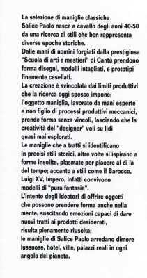 italian business- grandi nomi per interni- salice paolo- maniglie- handle- franci nf artsdesign  storia_017