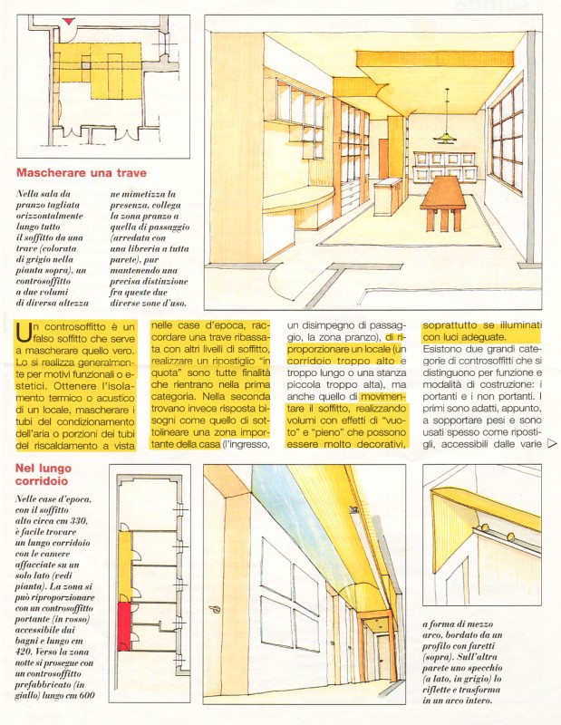 scuola di interni franciNF artsdesign controsoffitti e trucchi del mestiere soffitti decorativi soffitti funzionali 1